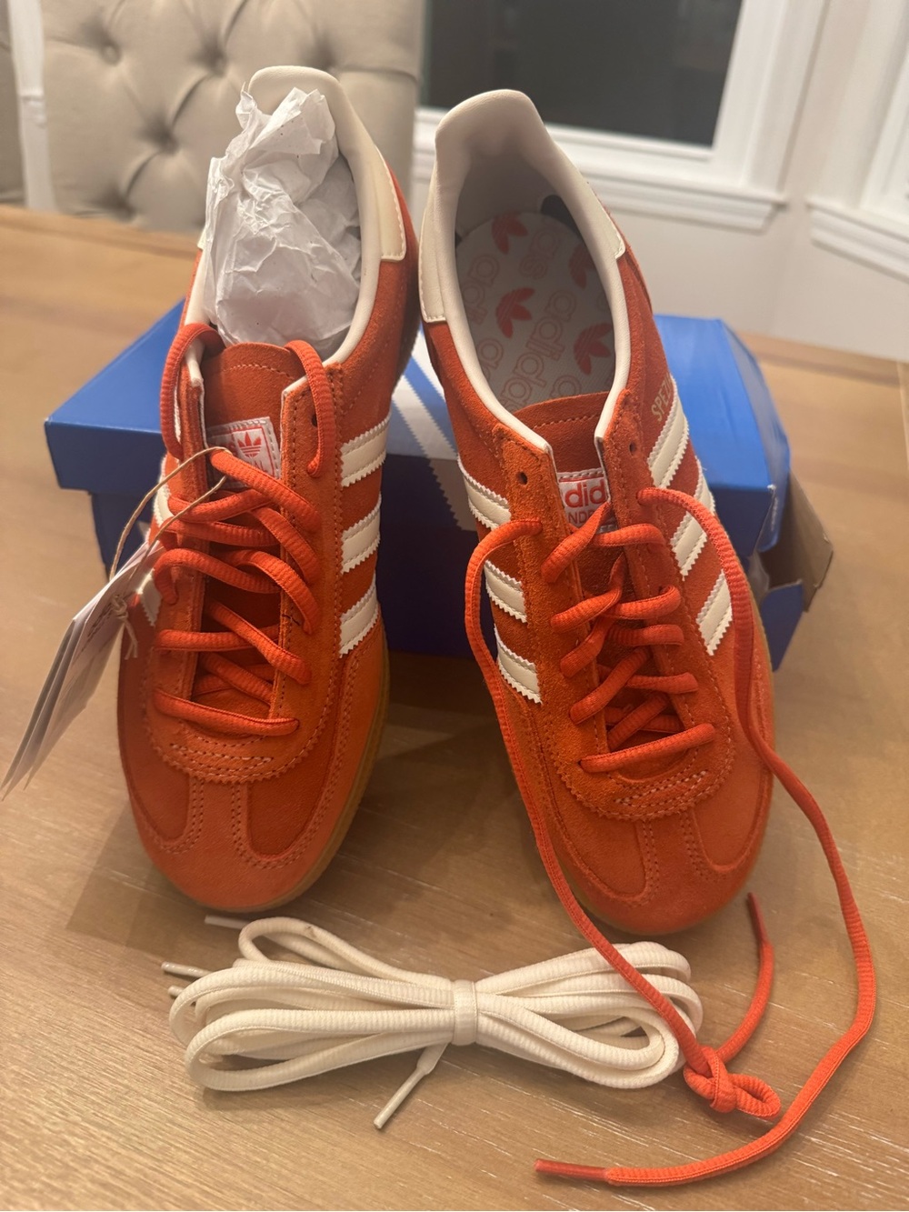 adidas Handball Spezial Preloved Red/Cream White - Picture 3 of 7